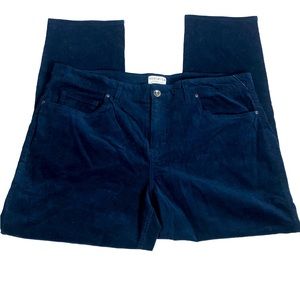 Hang Ten Dark Navy Blue Corduroy Pants Men's Size 40 X 30